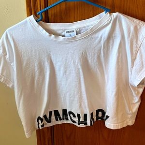 White Womens GymShark Crop